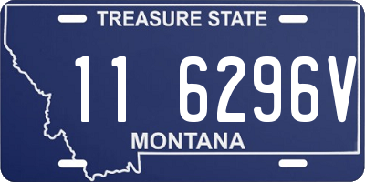 MT license plate 116296V