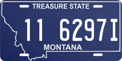 MT license plate 116297I