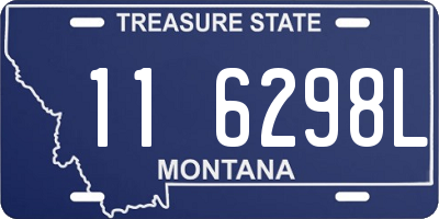 MT license plate 116298L