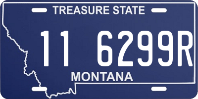 MT license plate 116299R