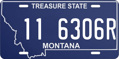 MT license plate 116306R