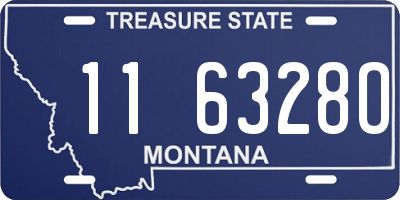 MT license plate 116328O