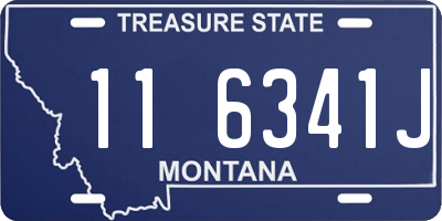 MT license plate 116341J