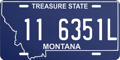 MT license plate 116351L