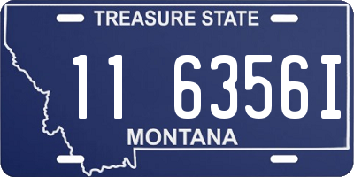 MT license plate 116356I