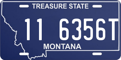 MT license plate 116356T
