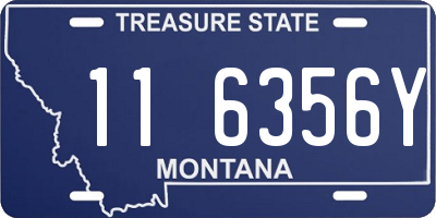MT license plate 116356Y