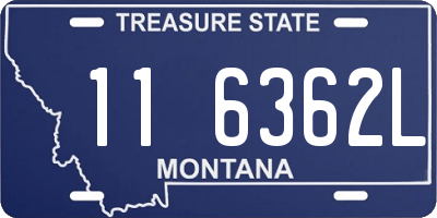 MT license plate 116362L