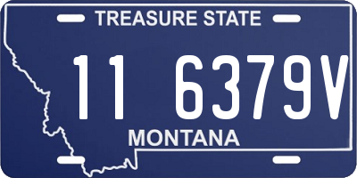MT license plate 116379V