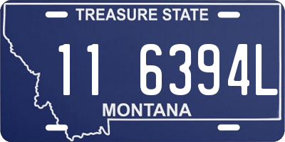 MT license plate 116394L