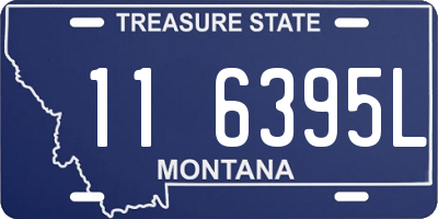 MT license plate 116395L