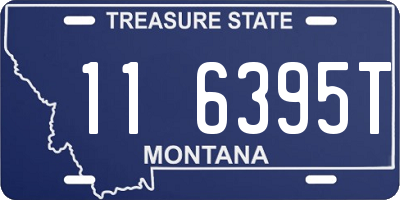 MT license plate 116395T