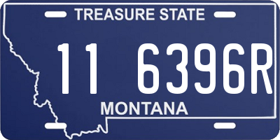 MT license plate 116396R