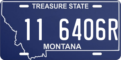 MT license plate 116406R