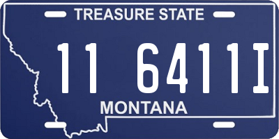 MT license plate 116411I
