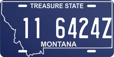 MT license plate 116424Z