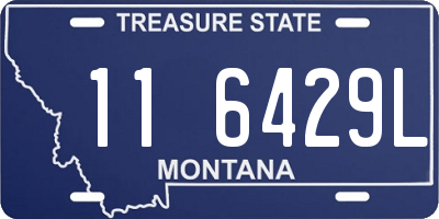 MT license plate 116429L