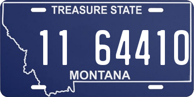 MT license plate 116441O