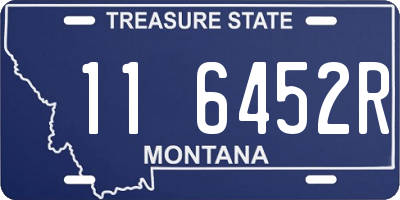 MT license plate 116452R