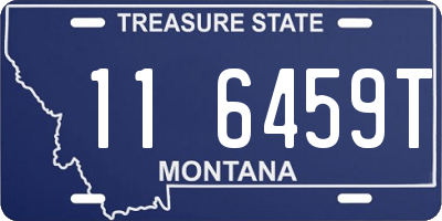 MT license plate 116459T