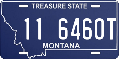 MT license plate 116460T