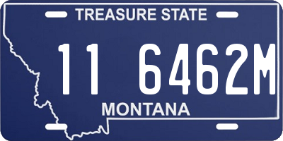 MT license plate 116462M