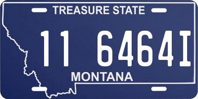 MT license plate 116464I