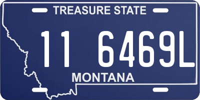 MT license plate 116469L