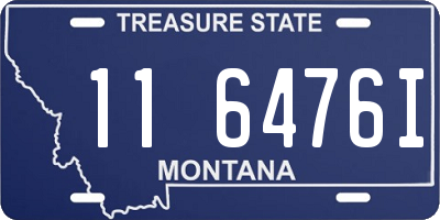 MT license plate 116476I