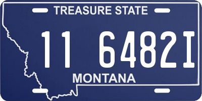 MT license plate 116482I