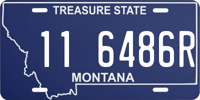 MT license plate 116486R