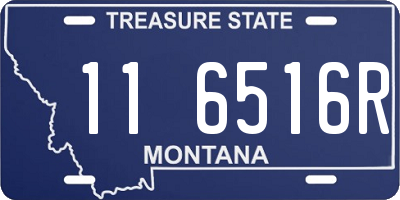 MT license plate 116516R