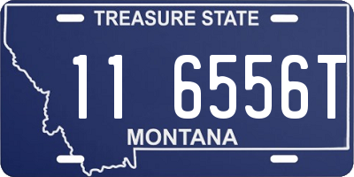 MT license plate 116556T