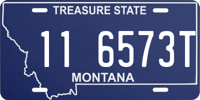 MT license plate 116573T