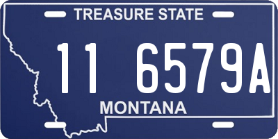 MT license plate 116579A