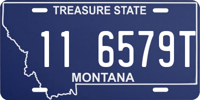 MT license plate 116579T