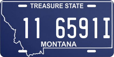 MT license plate 116591I
