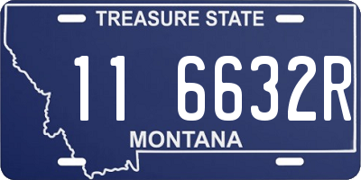 MT license plate 116632R