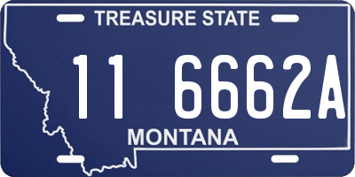 MT license plate 116662A