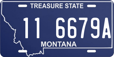 MT license plate 116679A