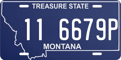 MT license plate 116679P