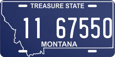 MT license plate 116755O