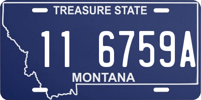 MT license plate 116759A