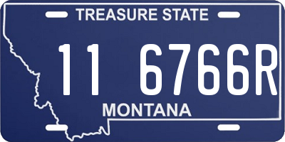 MT license plate 116766R