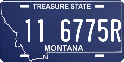 MT license plate 116775R