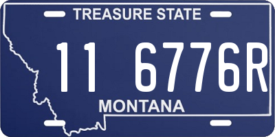 MT license plate 116776R