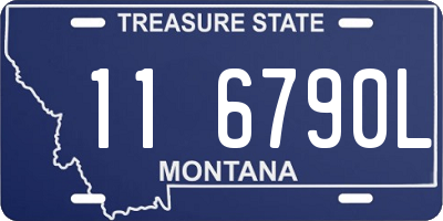 MT license plate 116790L