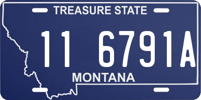MT license plate 116791A