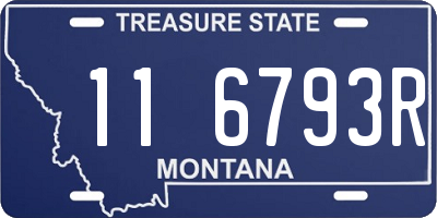 MT license plate 116793R