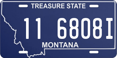 MT license plate 116808I